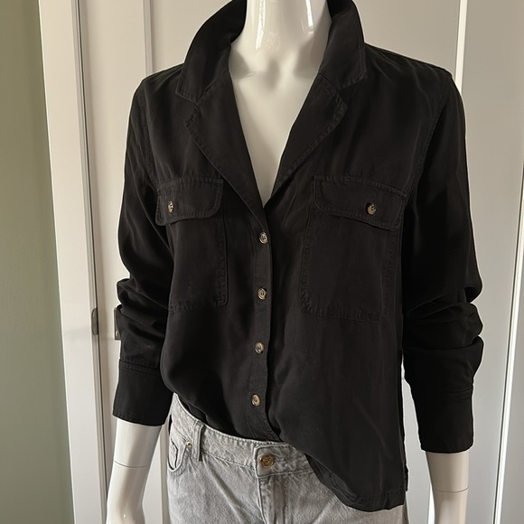 Anine Bing Tencel Button Down Shirt - Picture 13 of 17